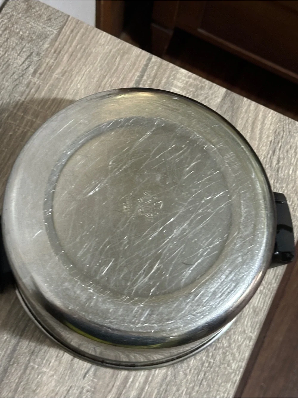 Vtg Revere Ware 4 1/2 Qt Stock Pot Stainless Steel w Lid 85 Made in Clinton,‎ IL